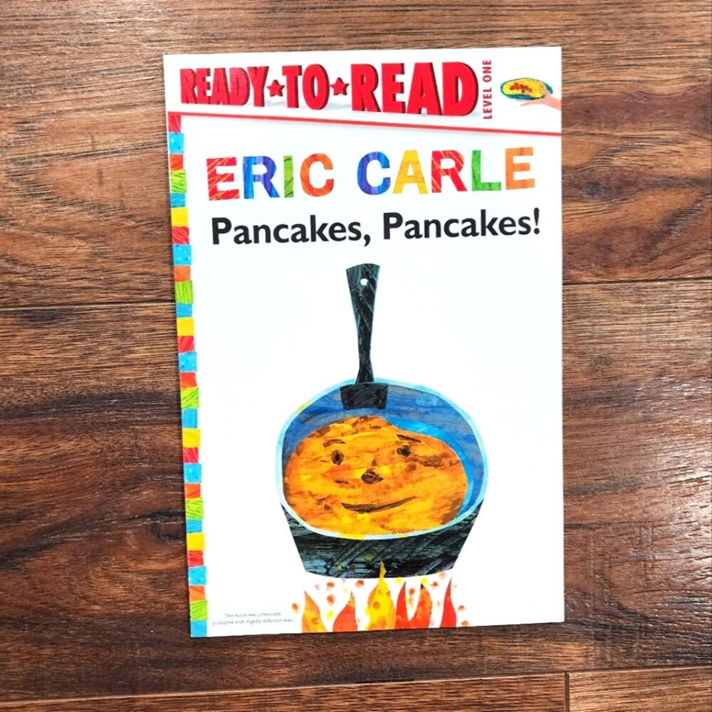 Pancakes, Pancakes! by Eric Carle Illustrated Fiction Paperback Book Level 1